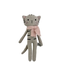 Eco Knitted Cat Rattle - 25cm